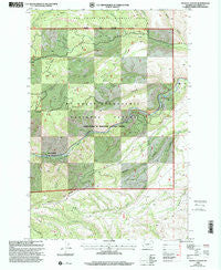 Weddle Canyon Washington Historical topographic map, 1:24000 scale, 7.5 X 7.5 Minute, Year 2000