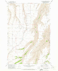Weissenfels Ridge Washington Historical topographic map, 1:24000 scale, 7.5 X 7.5 Minute, Year 1971