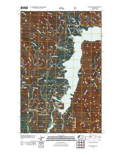 Welker Peak Washington Historical topographic map, 1:24000 scale, 7.5 X 7.5 Minute, Year 2011