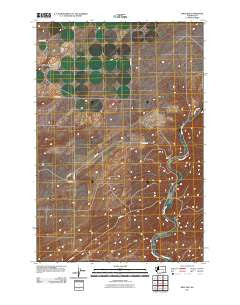 Welland Washington Historical topographic map, 1:24000 scale, 7.5 X 7.5 Minute, Year 2011