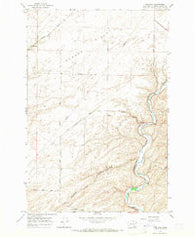 Welland Washington Historical topographic map, 1:24000 scale, 7.5 X 7.5 Minute, Year 1966