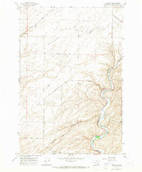 Welland Washington Historical topographic map, 1:24000 scale, 7.5 X 7.5 Minute, Year 1966