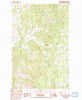 Wellington Peak Washington Historical topographic map, 1:24000 scale, 7.5 X 7.5 Minute, Year 1985