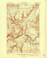 Wellpinit Washington Historical topographic map, 1:62500 scale, 15 X 15 Minute, Year 1944
