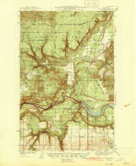 Wellpinit Washington Historical topographic map, 1:62500 scale, 15 X 15 Minute, Year 1944