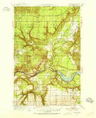 Wellpinit Washington Historical topographic map, 1:62500 scale, 15 X 15 Minute, Year 1953
