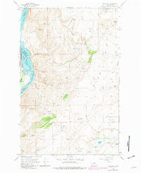 Wells Dam Washington Historical topographic map, 1:24000 scale, 7.5 X 7.5 Minute, Year 1968