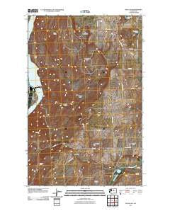 Wells Dam Washington Historical topographic map, 1:24000 scale, 7.5 X 7.5 Minute, Year 2011
