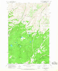 Wenatchee Heights Washington Historical topographic map, 1:24000 scale, 7.5 X 7.5 Minute, Year 1966