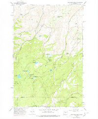 Wenatchee Heights Washington Historical topographic map, 1:24000 scale, 7.5 X 7.5 Minute, Year 1966