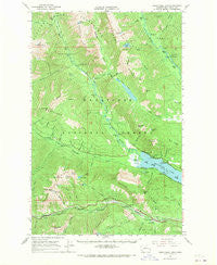 Wenatchee Lake Washington Historical topographic map, 1:62500 scale, 15 X 15 Minute, Year 1965