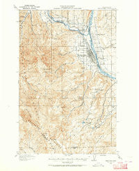 Wenatchee Washington Historical topographic map, 1:62500 scale, 15 X 15 Minute, Year 1913