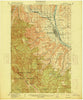 Wenatchee Washington Historical topographic map, 1:62500 scale, 15 X 15 Minute, Year 1915