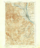 Wenatchee Washington Historical topographic map, 1:62500 scale, 15 X 15 Minute, Year 1915