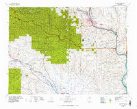 Wenatchee Washington Historical topographic map, 1:100000 scale, 30 X 60 Minute, Year 1975