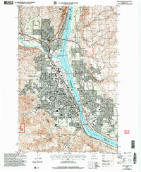Wenatchee Washington Historical topographic map, 1:24000 scale, 7.5 X 7.5 Minute, Year 2003