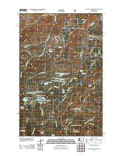 Wenatchee Heights Washington Historical topographic map, 1:24000 scale, 7.5 X 7.5 Minute, Year 2011