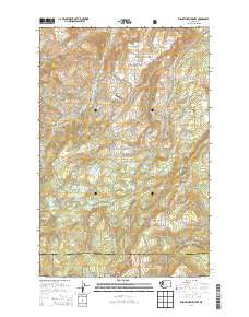 Wenatchee Heights Washington Current topographic map, 1:24000 scale, 7.5 X 7.5 Minute, Year 2014