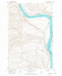 West Bar Washington Historical topographic map, 1:24000 scale, 7.5 X 7.5 Minute, Year 1966