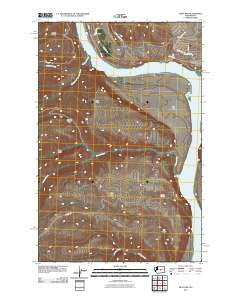 West Bar Washington Historical topographic map, 1:24000 scale, 7.5 X 7.5 Minute, Year 2011