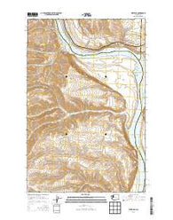 West Bar Washington Current topographic map, 1:24000 scale, 7.5 X 7.5 Minute, Year 2014
