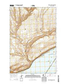 West of Paterson Washington Current topographic map, 1:24000 scale, 7.5 X 7.5 Minute, Year 2013