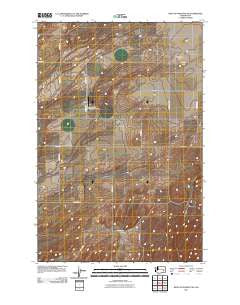 West of Washtucna Washington Historical topographic map, 1:24000 scale, 7.5 X 7.5 Minute, Year 2011