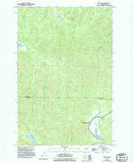 Western Washington Historical topographic map, 1:24000 scale, 7.5 X 7.5 Minute, Year 1956