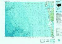 Westport Washington Historical topographic map, 1:100000 scale, 30 X 60 Minute, Year 1989