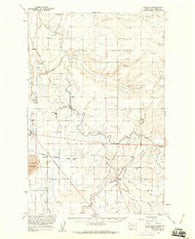 Wheeler Washington Historical topographic map, 1:62500 scale, 15 X 15 Minute, Year 1956