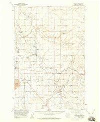 Wheeler Washington Historical topographic map, 1:62500 scale, 15 X 15 Minute, Year 1956