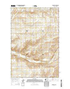 Wheeler NE Washington Current topographic map, 1:24000 scale, 7.5 X 7.5 Minute, Year 2014