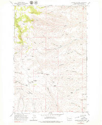 Whiskey Dick Mtn. Washington Historical topographic map, 1:24000 scale, 7.5 X 7.5 Minute, Year 1966