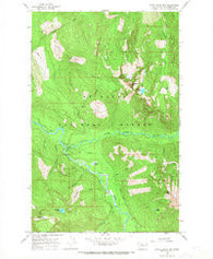 White Chuck Mtn. Washington Historical topographic map, 1:24000 scale, 7.5 X 7.5 Minute, Year 1966