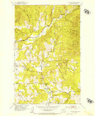 White Mud Lake Washington Historical topographic map, 1:24000 scale, 7.5 X 7.5 Minute, Year 1952