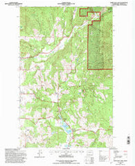 White Mud Lake Washington Historical topographic map, 1:24000 scale, 7.5 X 7.5 Minute, Year 1992
