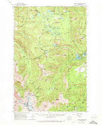 White Pass Washington Historical topographic map, 1:62500 scale, 15 X 15 Minute, Year 1962