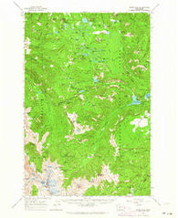 White Pass Washington Historical topographic map, 1:62500 scale, 15 X 15 Minute, Year 1962