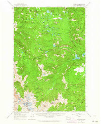 White Pass Washington Historical topographic map, 1:62500 scale, 15 X 15 Minute, Year 1962