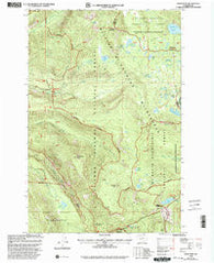White Pass Washington Historical topographic map, 1:24000 scale, 7.5 X 7.5 Minute, Year 1998