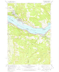 White Salmon Washington Historical topographic map, 1:24000 scale, 7.5 X 7.5 Minute, Year 1978