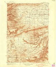 White Swan Washington Historical topographic map, 1:125000 scale, 30 X 30 Minute, Year 1937