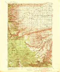 White Swan Washington Historical topographic map, 1:125000 scale, 30 X 30 Minute, Year 1937