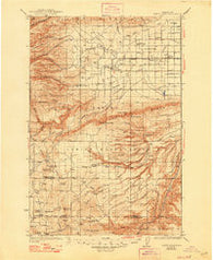 White Swan Washington Historical topographic map, 1:125000 scale, 30 X 30 Minute, Year 1937