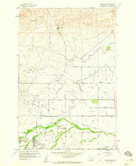 White Swan Washington Historical topographic map, 1:24000 scale, 7.5 X 7.5 Minute, Year 1958