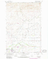 White Swan Washington Historical topographic map, 1:24000 scale, 7.5 X 7.5 Minute, Year 1958