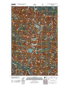 Whitehorse Mountain Washington Historical topographic map, 1:24000 scale, 7.5 X 7.5 Minute, Year 2011