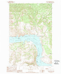 Whitestone Rock Washington Historical topographic map, 1:24000 scale, 7.5 X 7.5 Minute, Year 1989