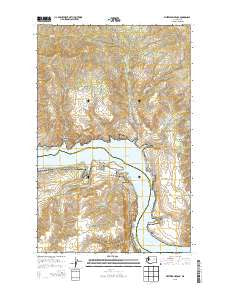 Whitestone Rock Washington Current topographic map, 1:24000 scale, 7.5 X 7.5 Minute, Year 2013
