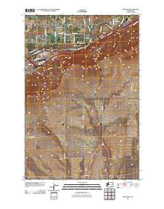 Whitstran Washington Historical topographic map, 1:24000 scale, 7.5 X 7.5 Minute, Year 2011